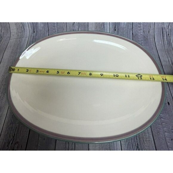 Pfaltzgraff Juniper Green Oval Serving Platter 14" USA - Picture 8 of 11